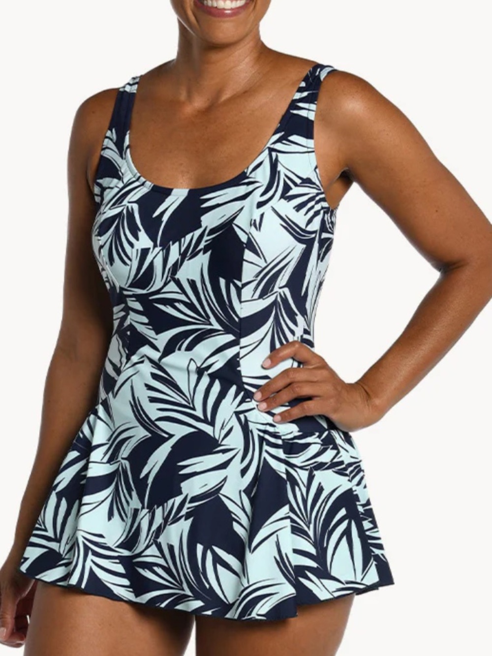 Maxine Coastel Palm Swim Dress(size 14)NWT